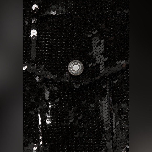 Zara X Steven Meisel BLK 🖤🖤🖤Sequin Jacket  - Size Small - NWT - Picture 9 of 10